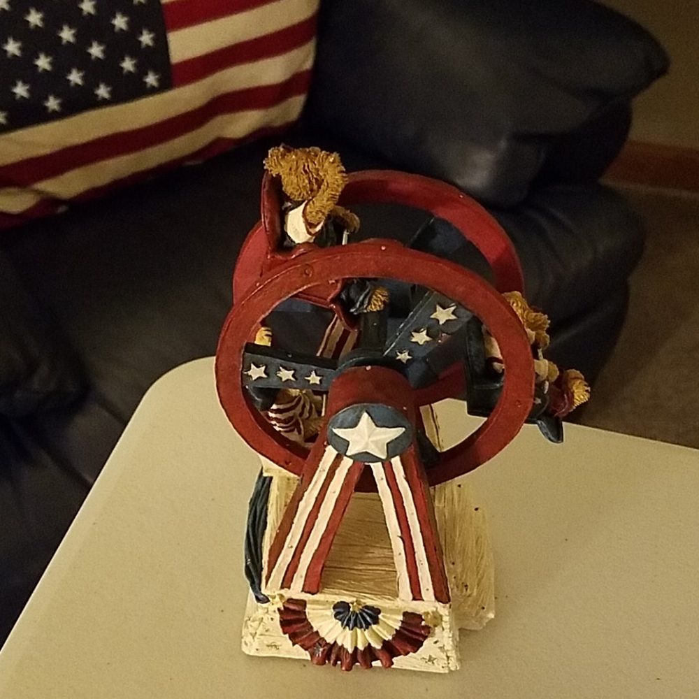 Boyd Bear Resin Ferris Wheel Music Box - Picture 3 of 3